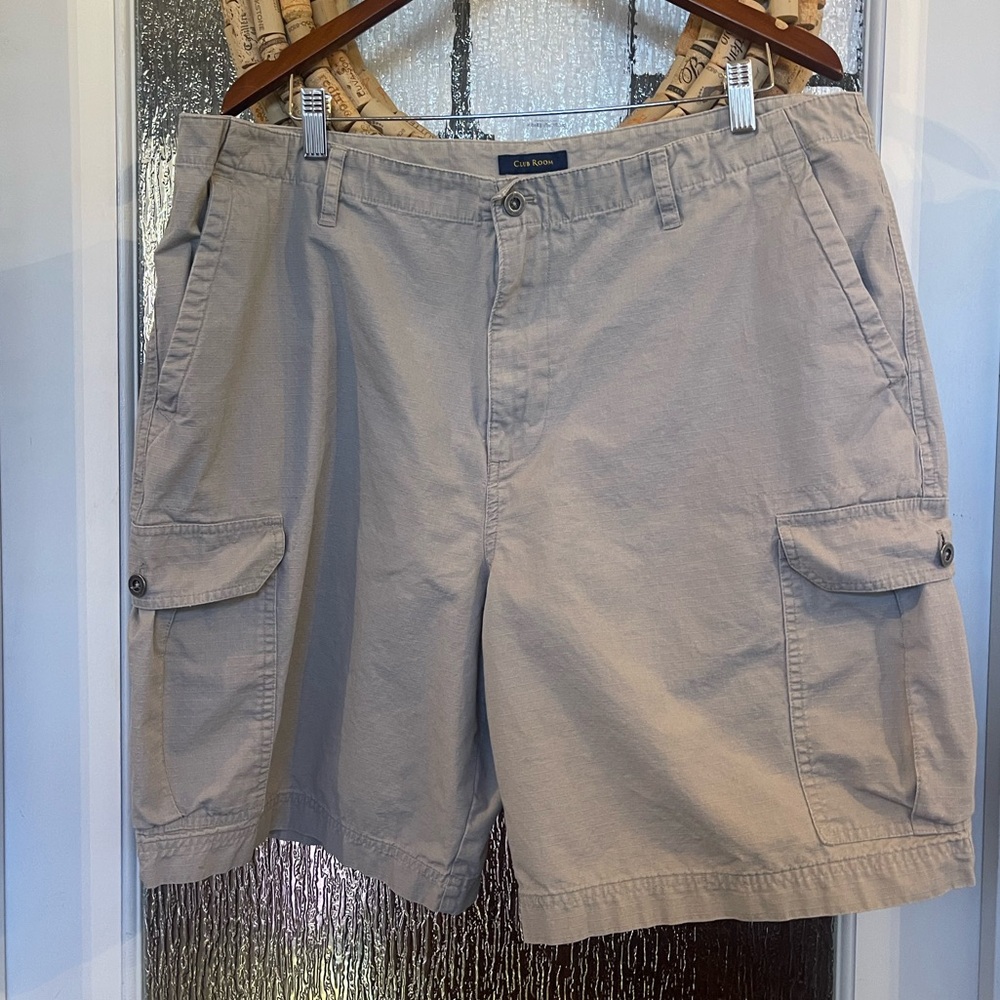 Club Room 100% Cotton Cargo Shorts 40